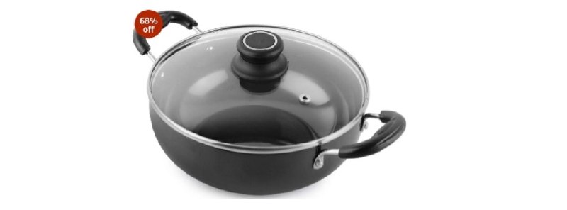 💥CELLO Classy Hard Anodised Non-Stick Kadhai 3.5L