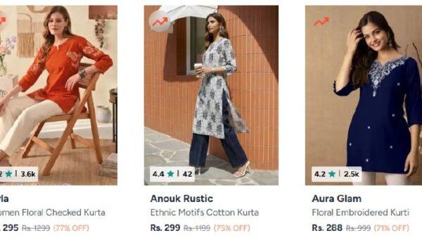 Myntra | Kurta Kurtis under 299- https://myntr.in/tguRqS

Kurta