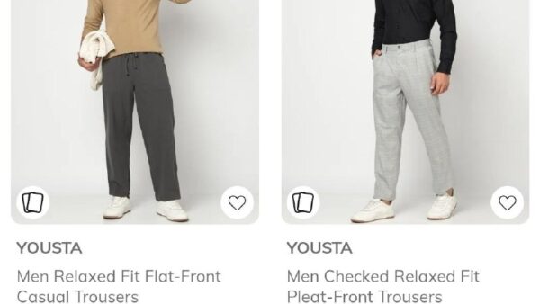 🔥Ajio | Yousta Cargo/Trousers Starting  just