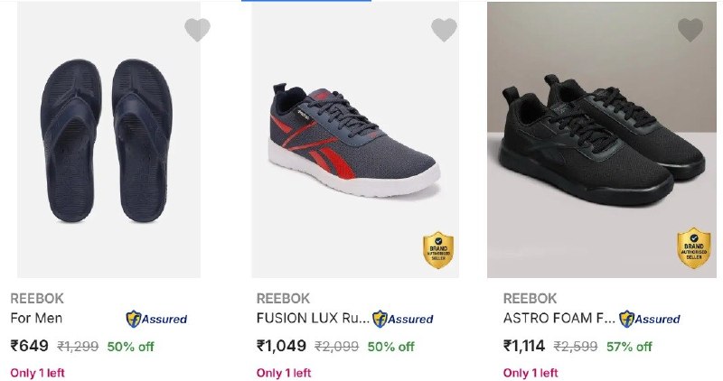 Flipkart | Reebok Shoes from 999

https://fkrt.co/wCO7De