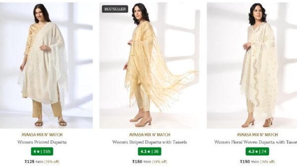 💥Ajio | Branded Women-Dupattas Starting  just