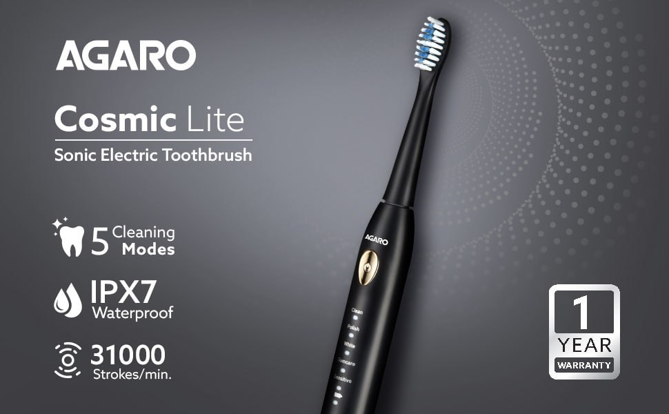 AGARO COSMIC LITE Sonic Electric Tooth Brush